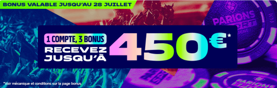 bonus bienvenue parions sport