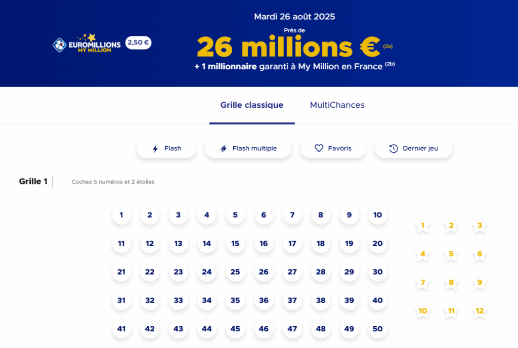 euromillions 26 août 2025