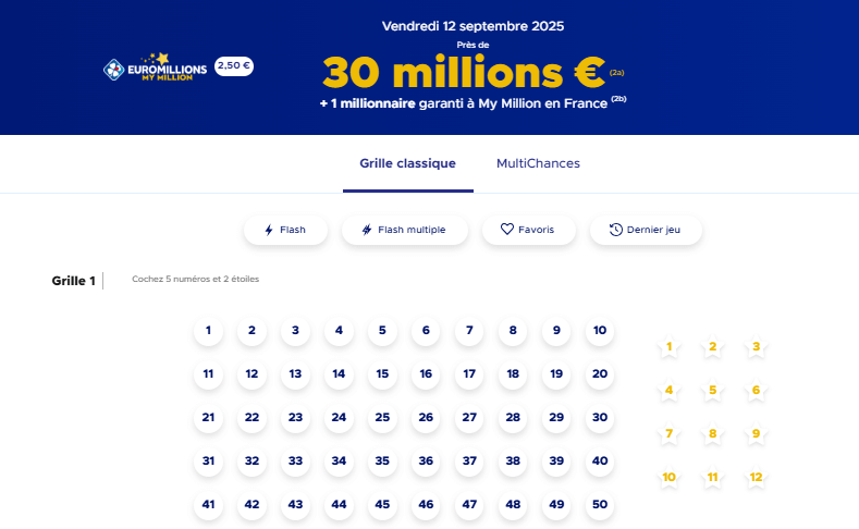 euromillions 12 septembre 2025