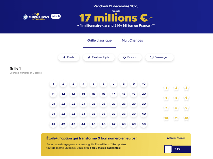 euromillions 1é decembre 2025