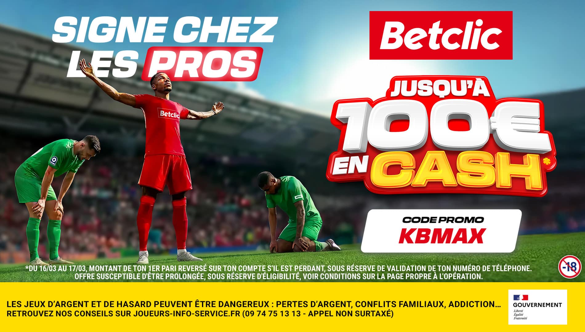 code promo betclic