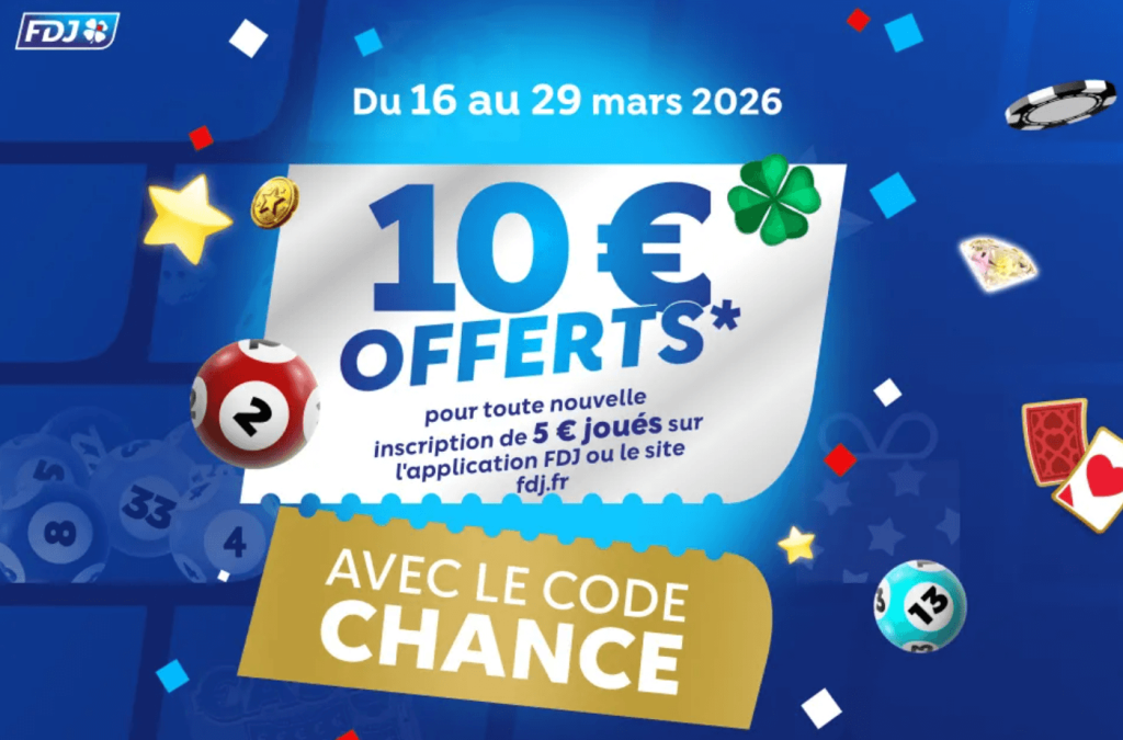 code promo fdj mars 2026
